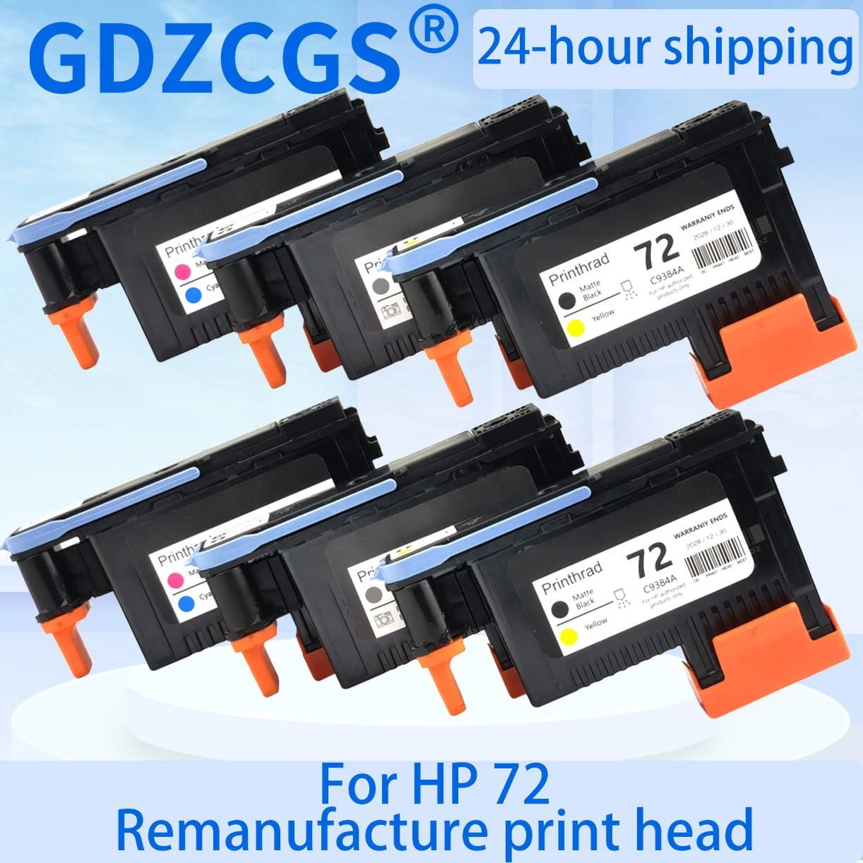 

Печатающая головка HP 72 HP72 C9380A C9383A C9384A Восстановительная печатающая головка для принтера HP Designjet T610 T770 T790 T1110 T1120 T1200