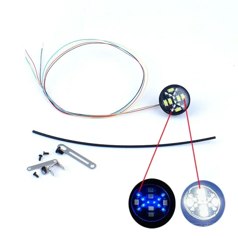 RC Truck LED Hoge Plafondspot Twee Kleuren Aanvullende Verlichting voor 1/14 Tamiya SCANIA 770S Volvo MAN 1/10 RC Crawler Auto TRX4 DIY