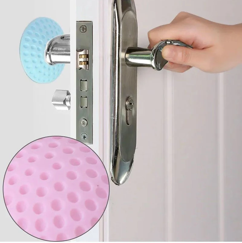 5cm Collision Avoidance Mute Door Lock Protective Pad Home Bumper Wall Stick For Kids Living Room Bedroom Decoration Home Decals
