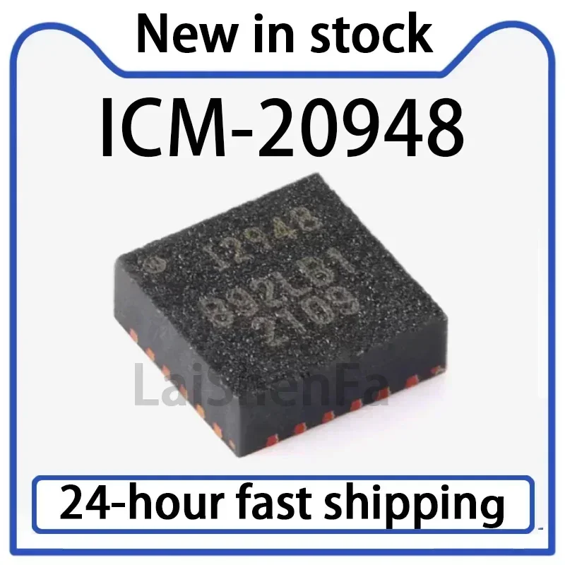 1PCS ICM-20948 QFN-24 9-axis Motion Sensor, Three-axis Gyroscope, Accelerometer, Stock
