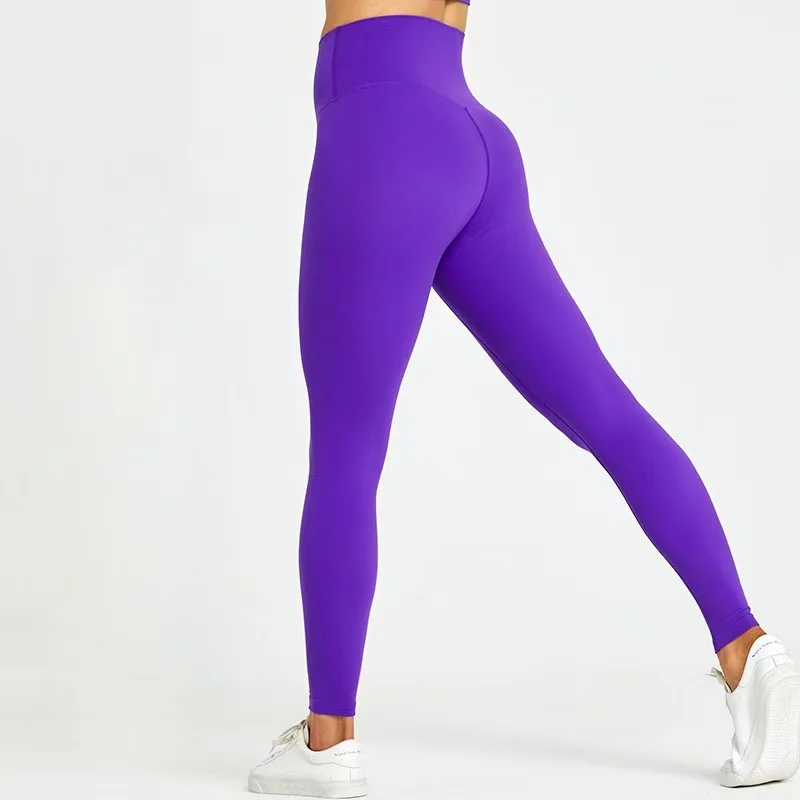 SHINBENE CLASSIC 5.0 Real High Rise(12.5cm)+NO FRONT SEAM Workout Sport Yoga Pants Women Naked Feel Gym Fitness Leggings