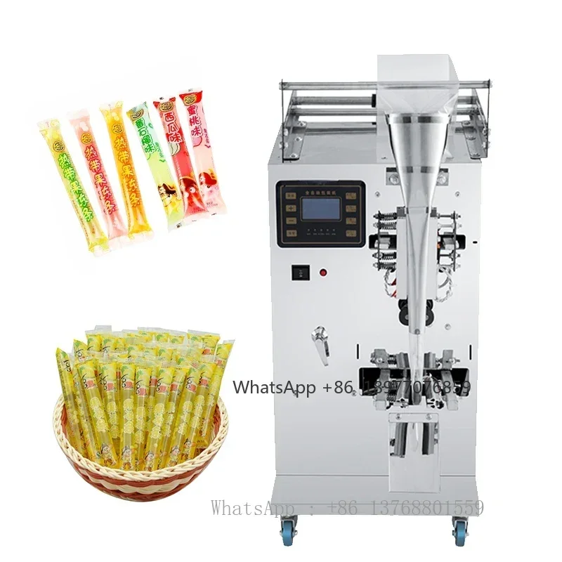 

Упаковочная машина 10-25 мл Маленькая сумка Ice Pop Ice Pop Lolly Ice-pop-filling-sealing-machine Многофункциональные упаковочные машины