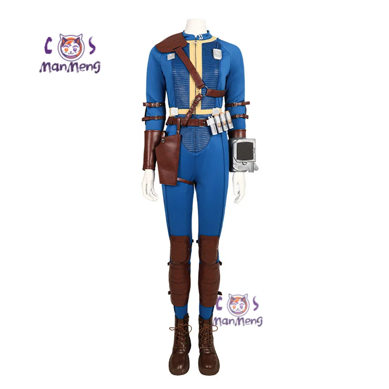 Lucy cosplay game fallout locker 33 Cosplay Costume Lucy MacLean belt armor uniform arm props Halloween accessories