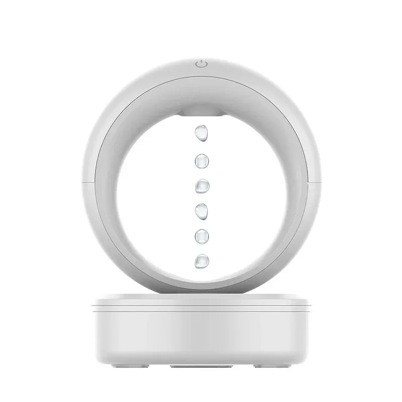 

Quiet Cool Mist Humidifier, Anti Gravity Water Drop Humidifier, with LED Night Light 680ml Tank, Raindrop Humidifier