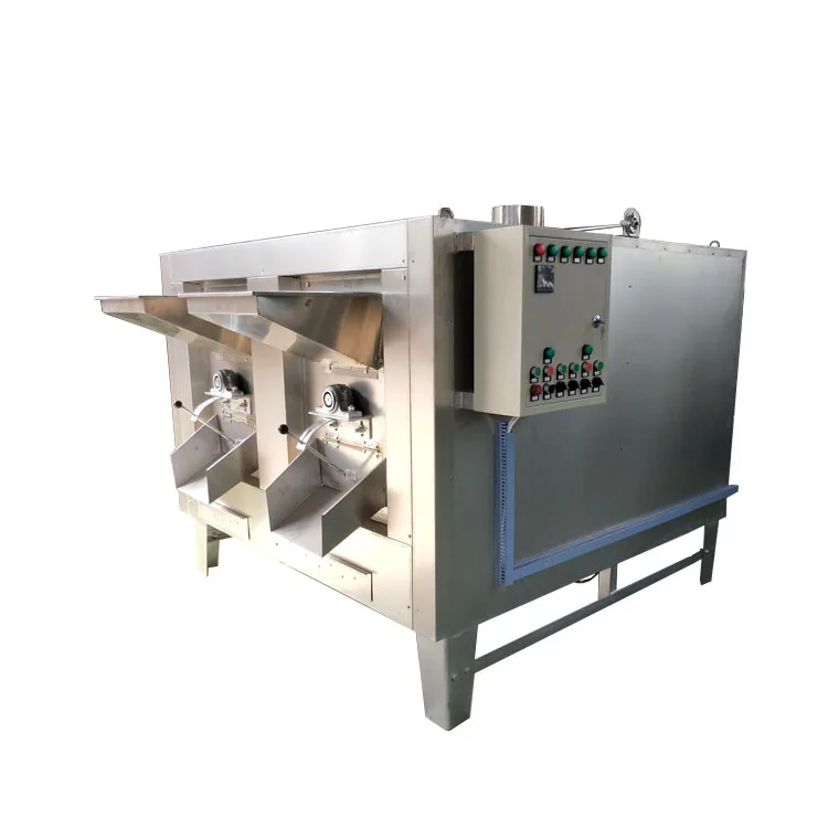 

100-600 кг/ч Широко коммерческая машина для обжарки арахиса 100 кг/электрическая машина для обжарки семян/орехов