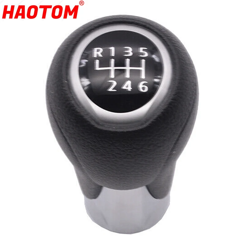 OEM Leather Gear Shifter Knob For 2014 2015 2016 2017 Mazda 3 6 CX-5 Manual KD53-46-030A