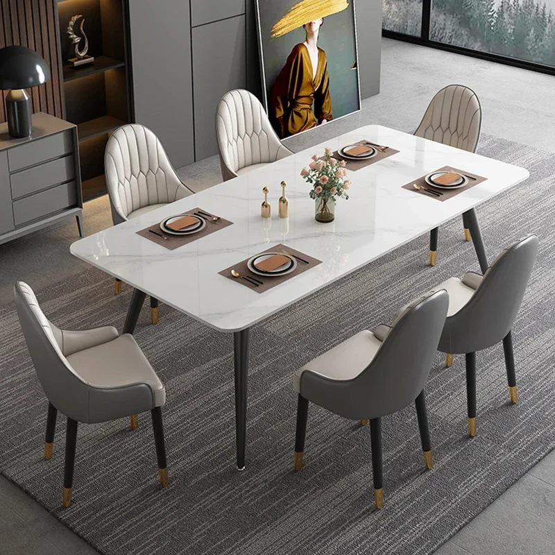 

Italian Simplicity Dinning Table Kitchen Rectangledesign Tables Living Room Portable Mesas Restaurante Luxury Furniture