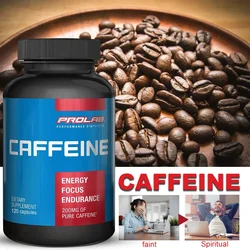 Maximum Potency Caffeine Capsules 200 Mg, Provides Energy & Focus, Reduces Fatigue, Increases Endurance Non-GMO