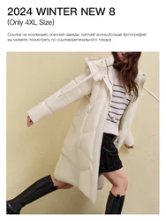 DUSHU 2024 Winter 8 Collection 4XL Plus Size Jeans Dress Cardiagn Sweater Top Pants Winter Long Jacket Down Coat Skirt For Women