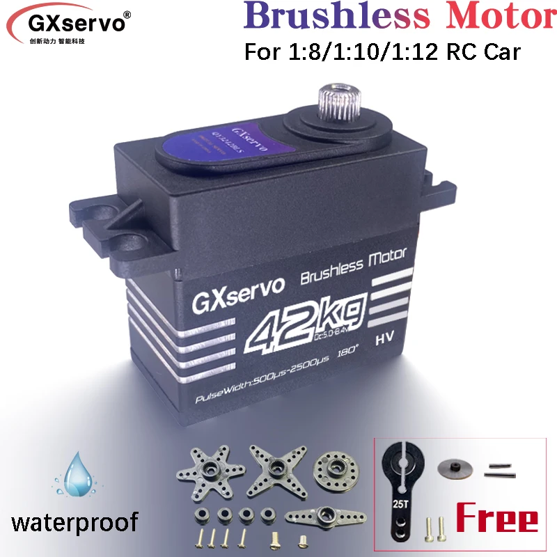 Gxservo servo grande torque 35kg 40kg metal engrenagem servos digitais para acessórios rc 1/8 1/10 carro de brinquedo de controle remoto robô