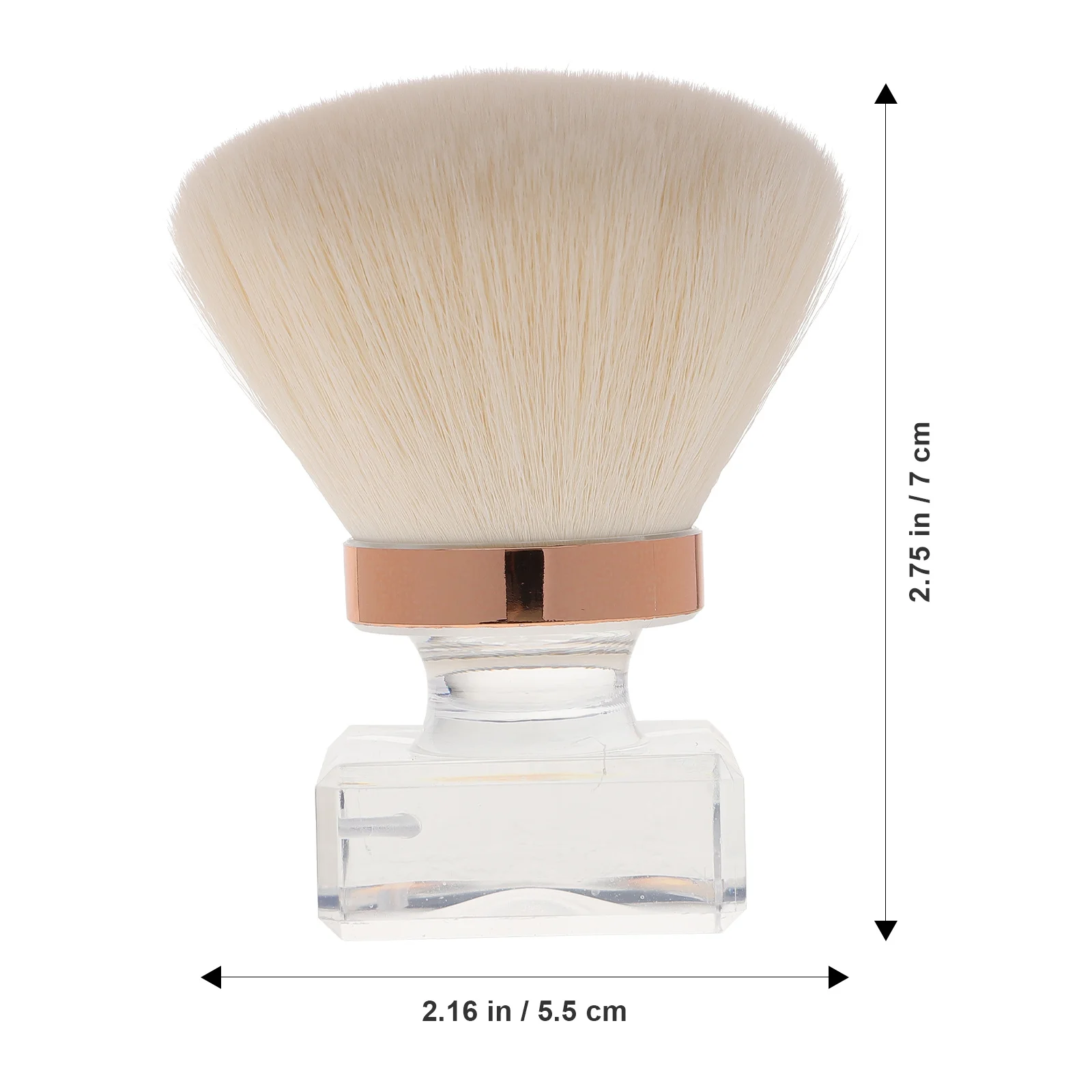 

Mushroom Head Blush Brush Small Lightweight Soft Bristles Makeup Brush for Loose Powder Nose Shadow Highlighter Face