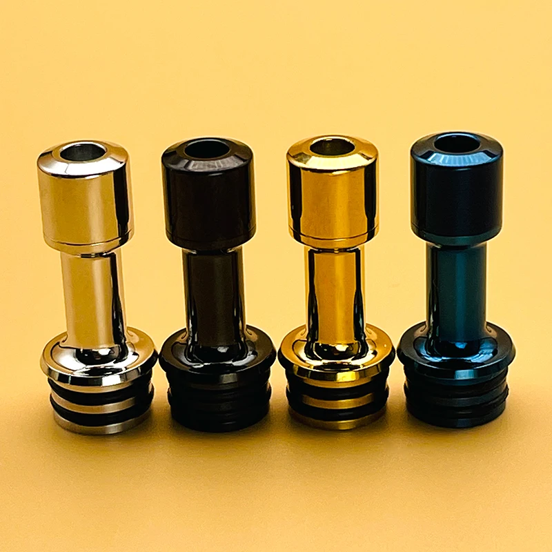 Embout goutte à goutte DSX Diplomat Roosevelt, matériau en acier inoxydable 510, diamètre intérieur 3.5mm, embout poli miroir pour RDA RTA précieux