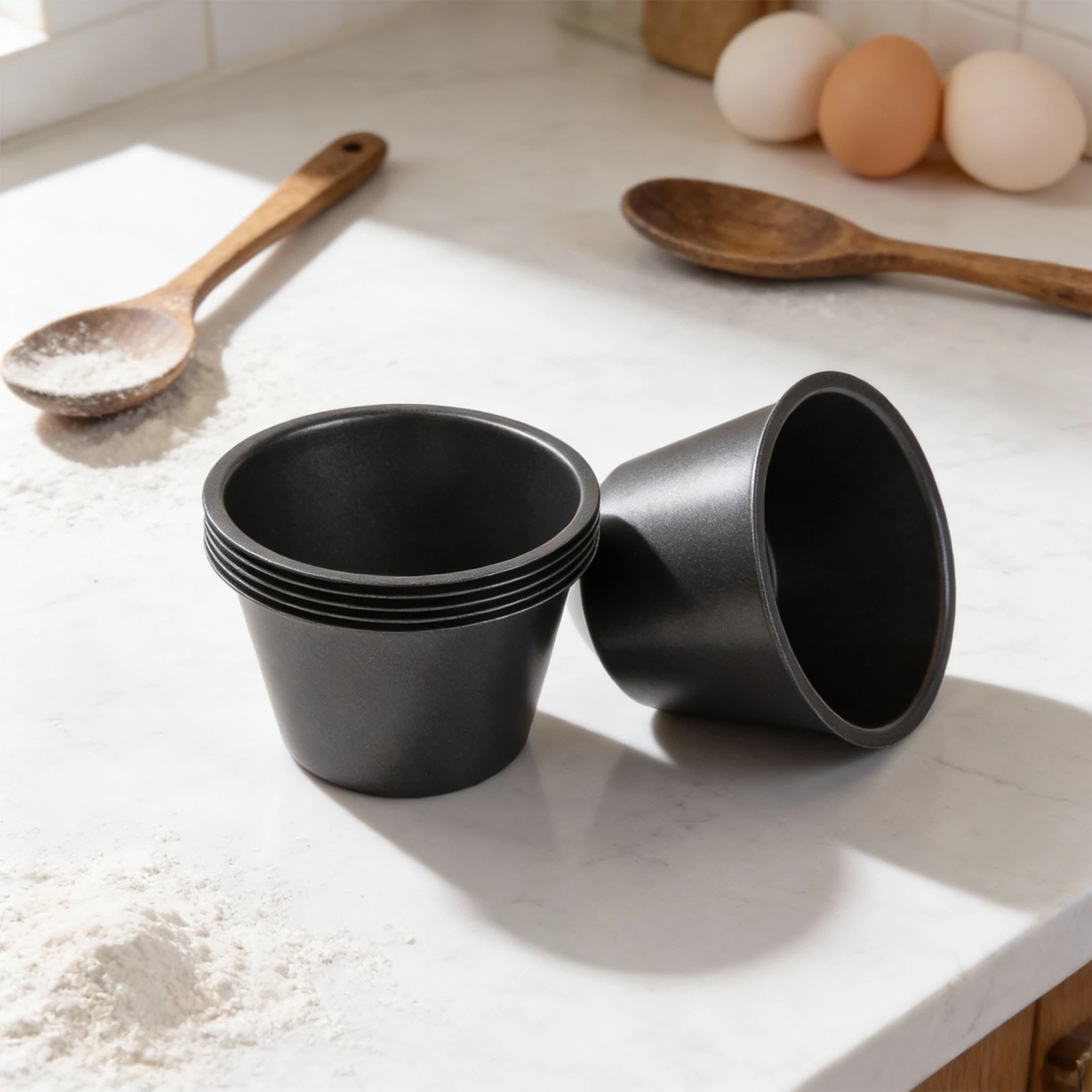 For Air Fryers Baking Cups Muffin Pan Baking for occasions 100ml Compact Cupcake Molds Compact Design Easy Release