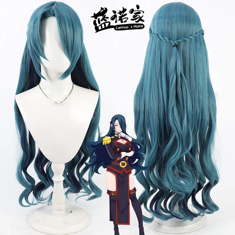 

Anime Mato Seihei no Slave Azuma Fubuki Cosplay Wig Halloween Carnival Party Props Synthetic Hair Heat Resistant Fiber + Wig Cap