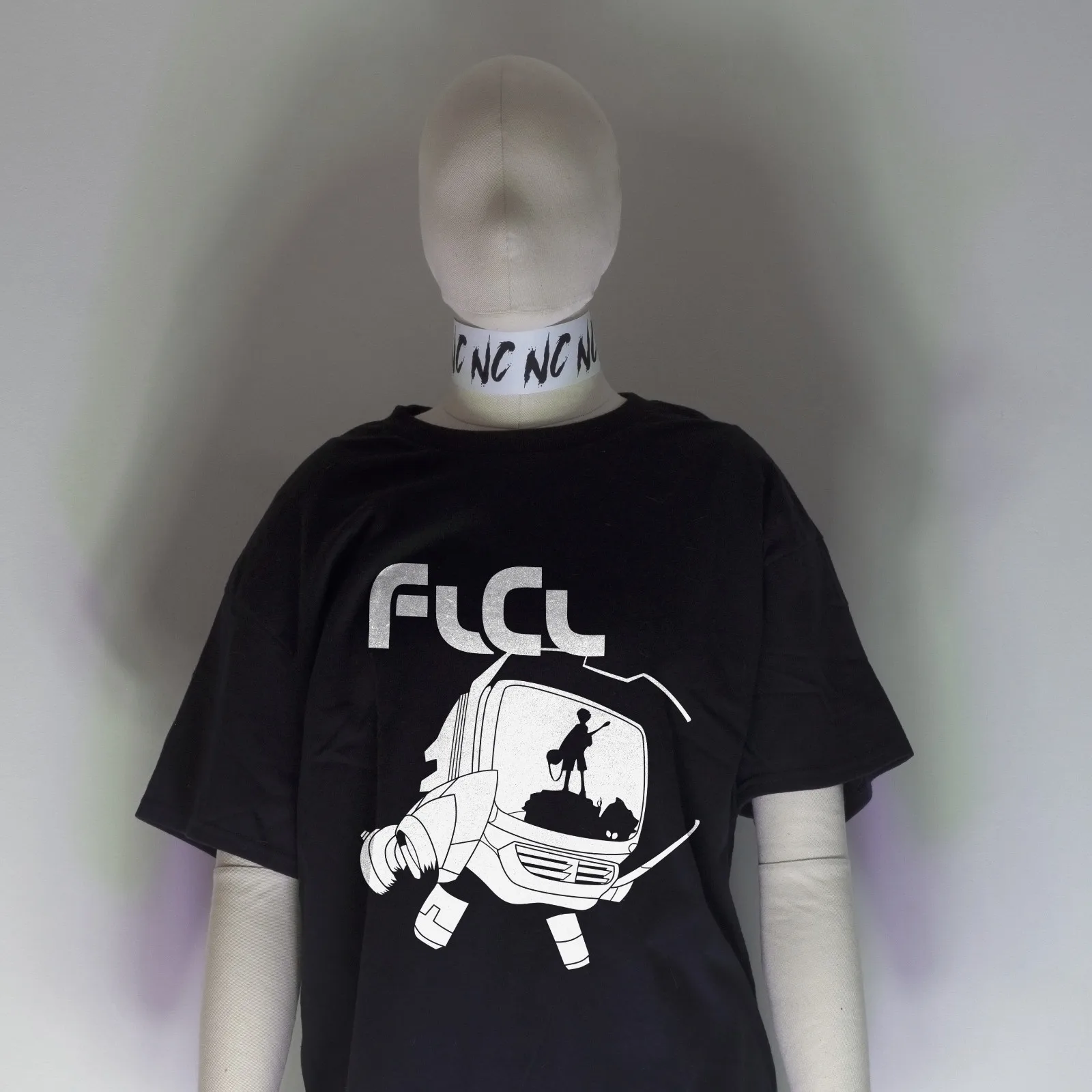

Night Channels FLCL Fooly Cooly Shirt | Gainax Oshii Robot Carnival Lain Akira