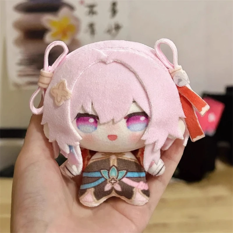 原神インパクト ホンカイ: スターレイル コスプレ 10CM ぬいぐるみ アニメゲーム 詰め物入りバックパック装飾品 ペンダント 子供の誕生日プレゼント