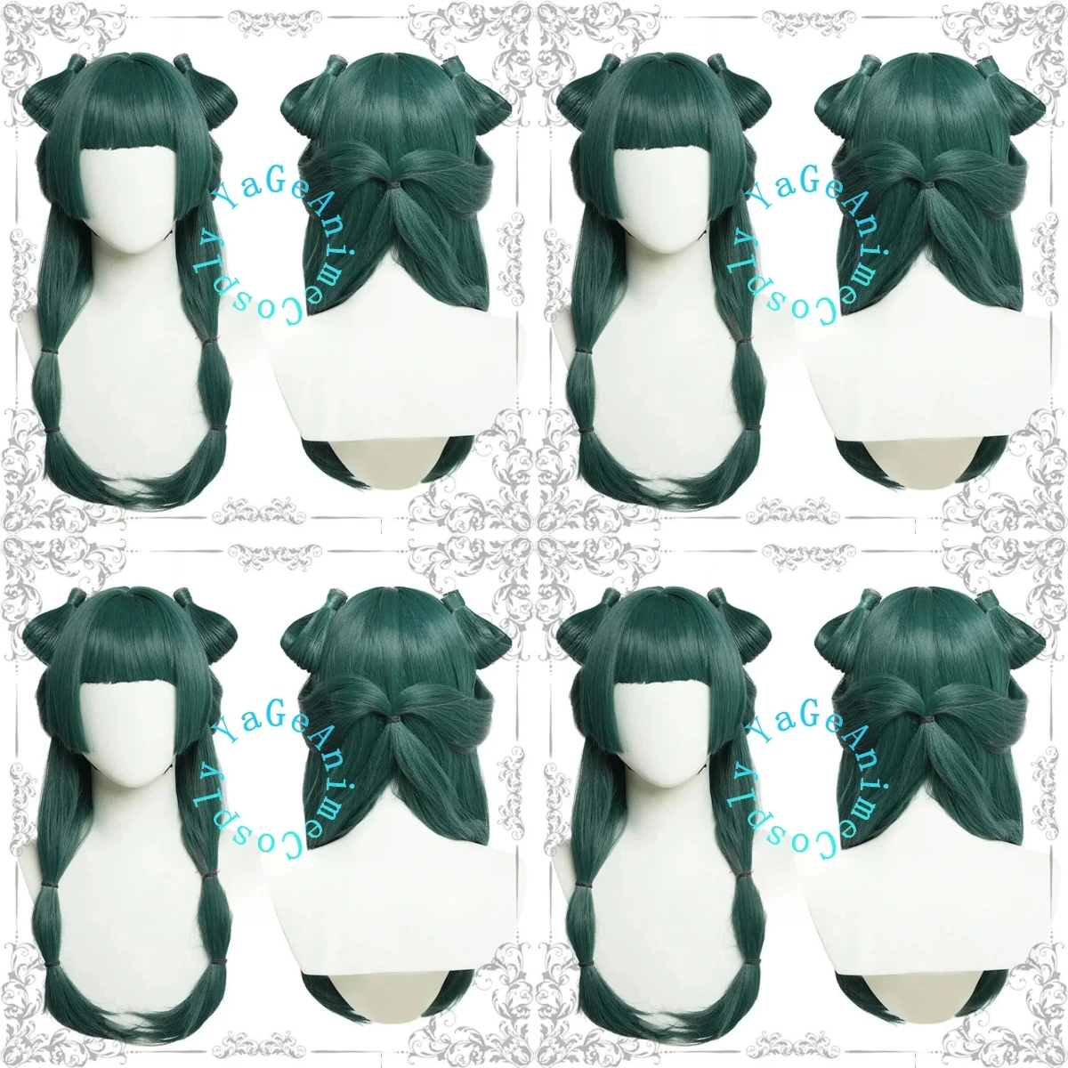 Animation Maomao Festival Hair Bun Bow Hair Clip Necklace Cosplay Props Character Accessories Wig Convention Performance