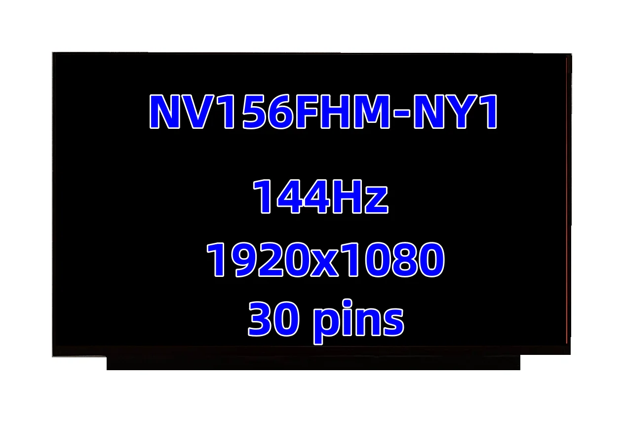 Imagem -02 - Portátil Tela Lcd Nv156fhm-ny1 para Dell g3 3590 g5 5500 Asus Tuf Fx505 A15 506iv Ips Display Fhd1920x1080 30 Pinos Edp 15.6 144hz