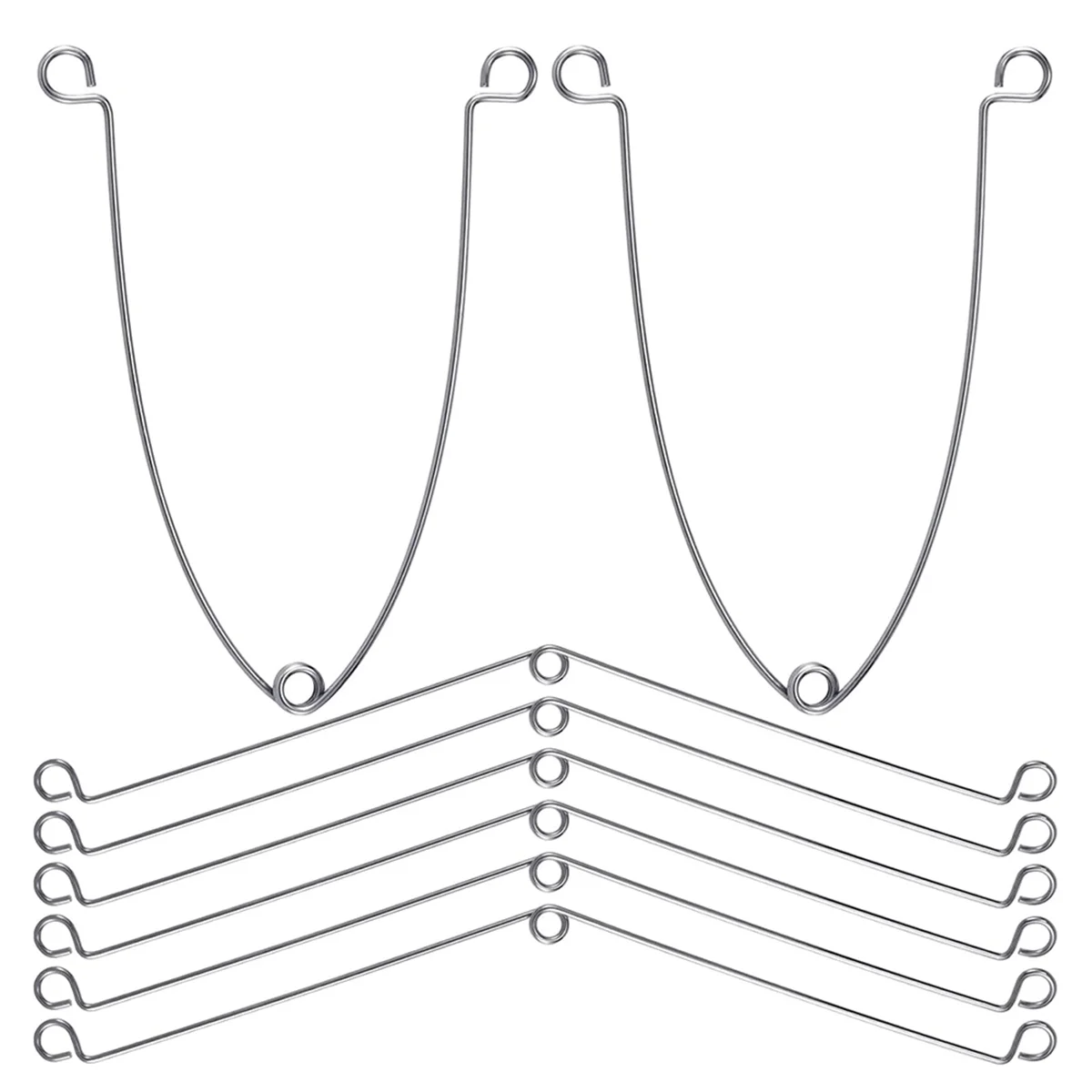 8 Pieces Torsion Spring Clips Recessed Lighting, Metal Recessed Trim for Recessed Lighting Accessories