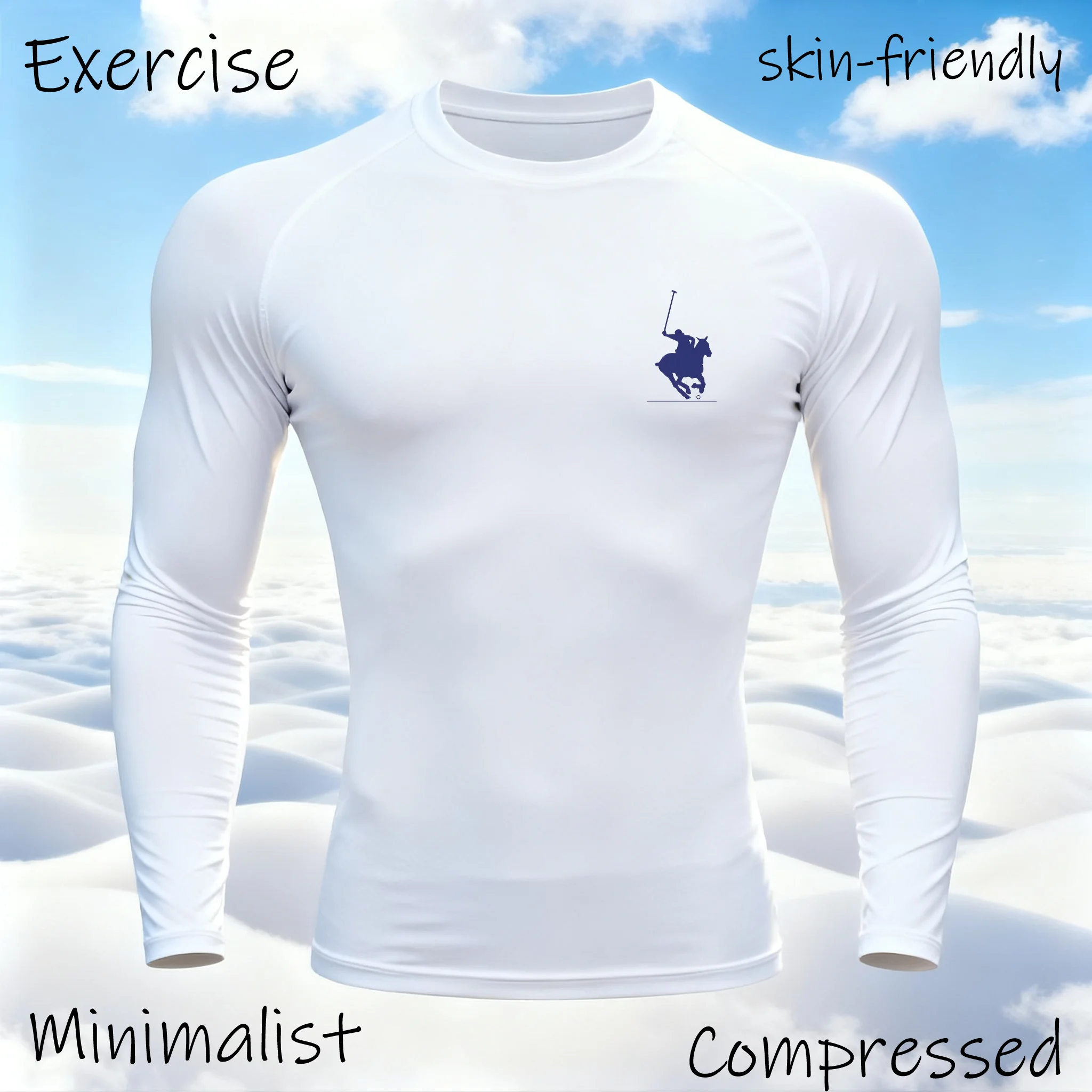 

Новая компрессионная футболка с принтом для гольфа, мужская летняя спортивная футболка для бега, эластичные быстросохнущие спортивные топы, футболка для тренировок в тренажерном зале