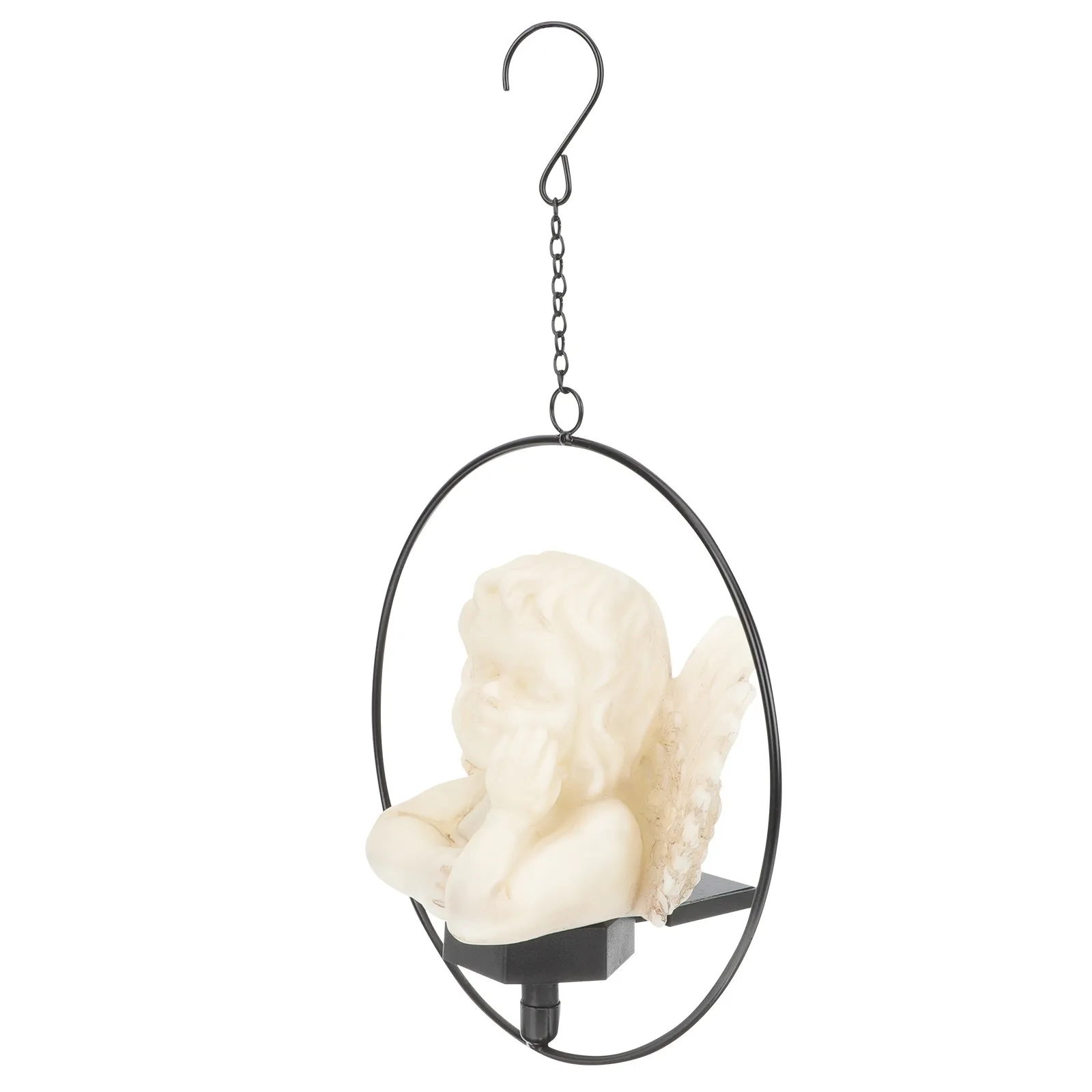 

Solar Angel Hanging Light Made of Premium Material Waterproof Outdoor Garden Lamp Decor Angel Solar Powered Hanging Lamp