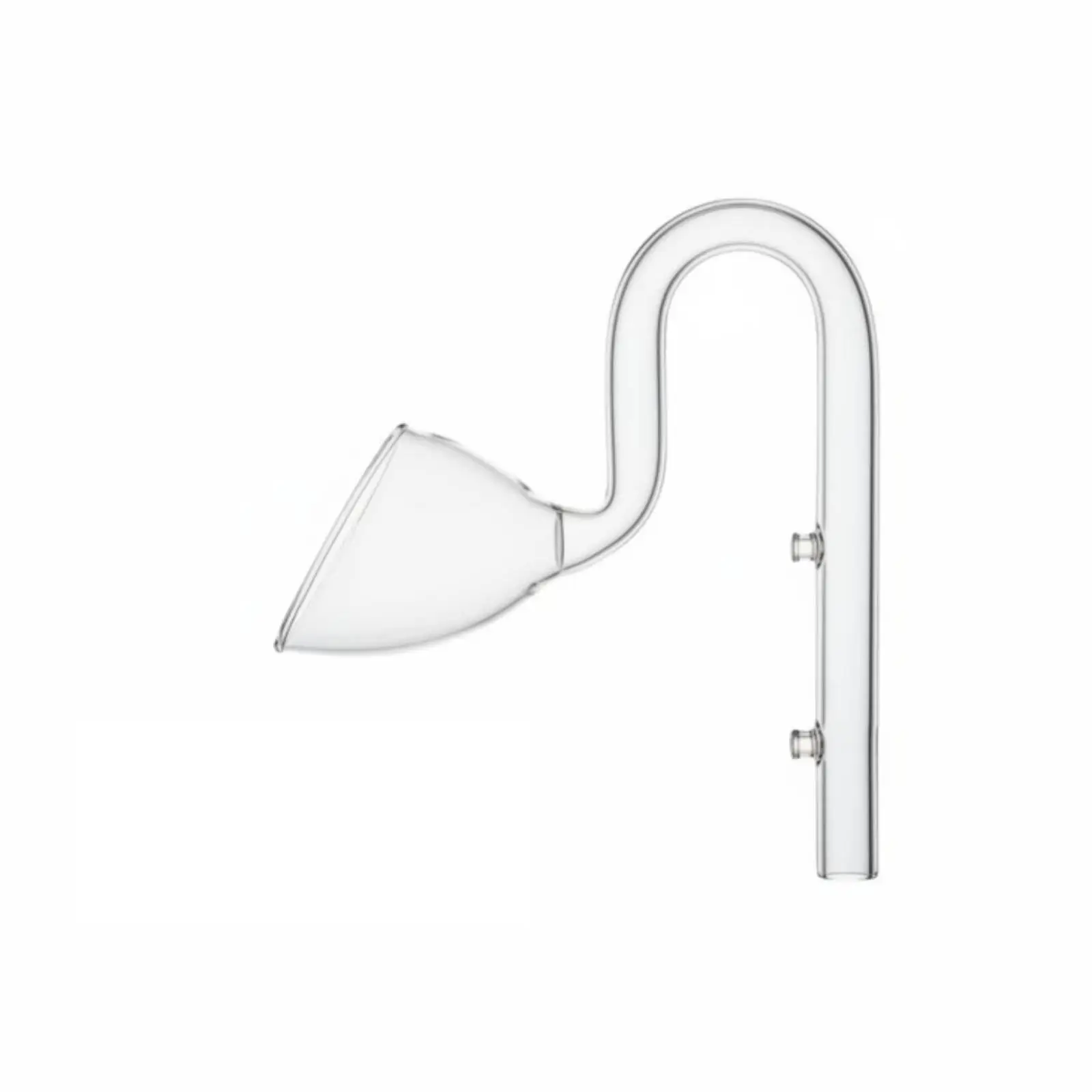 Borosilicate Glass Aquarium Lily Outlet Pipe for Planted Tank Water Flow Circulation Canister Filter Inflow Outflow Set
