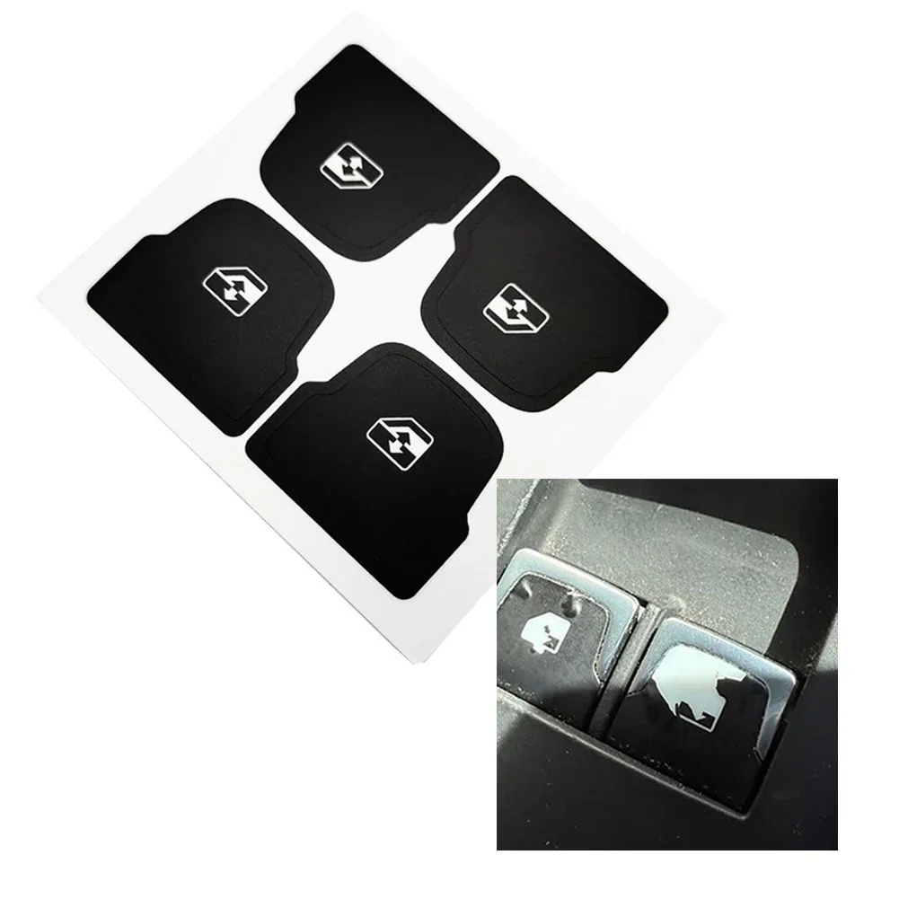 for Corvette C7 Switch Gear Button Repair Decal Sticker Maintains Illumination Functionality Clear Character Print