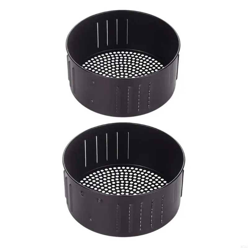 

97BA 2.6L 3.5L Non-stick Air Fryer Basket Baking Drain Oil Pan Frying Accessories Kitchenware