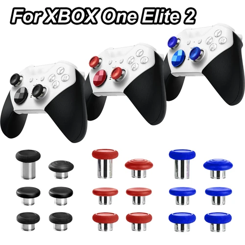 Joystick de repuesto 6 en 1 para controlador Xbox One Elite Series 2 de accesorios de juego de Metal