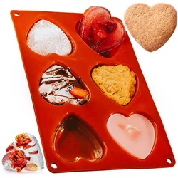 Heart Silicone Molds for Baking - Perfect for Creating Mini Heart-Shaped Cakes, Chocolates, and More - Easy to Use and Clean