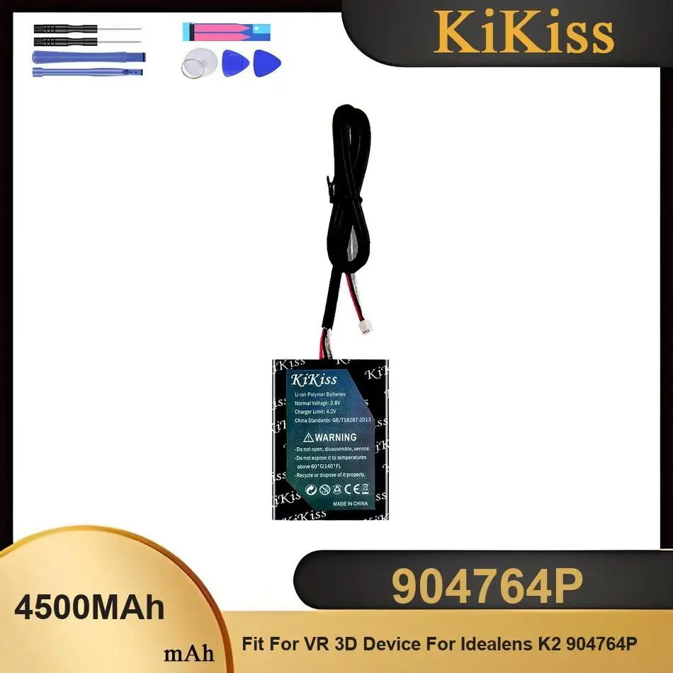 

Аккумулятор 904764P для VR 3D-устройств Idealens K2, литий-ионные полимерные батареи 904764P