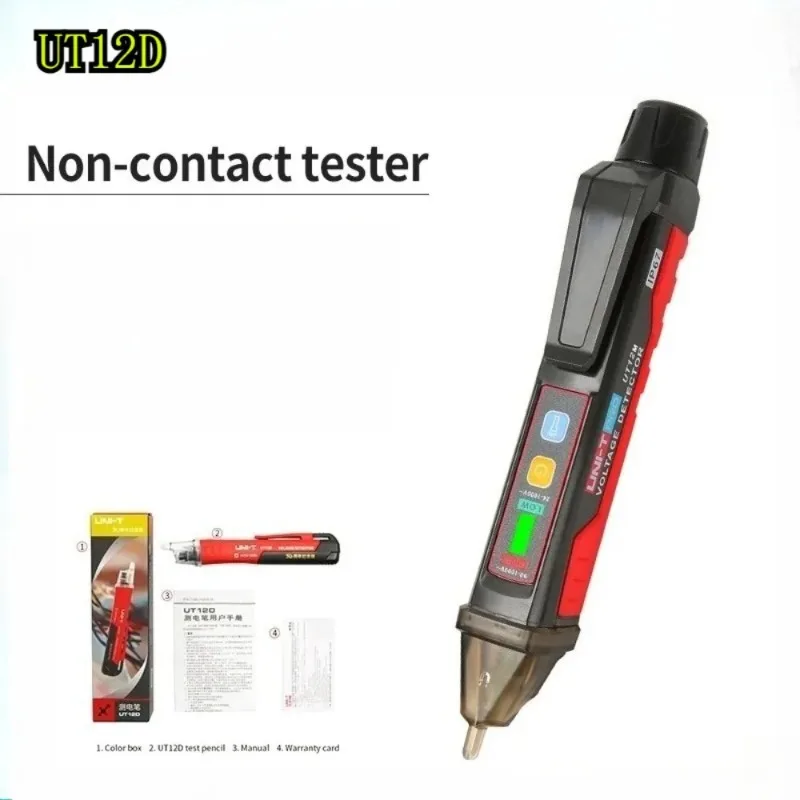 

UNI-T UT12D UT12E UT12M Non Contact Voltage Detector Pen High and Low Dual Mode 1000V Electric Pencil Volt Tester