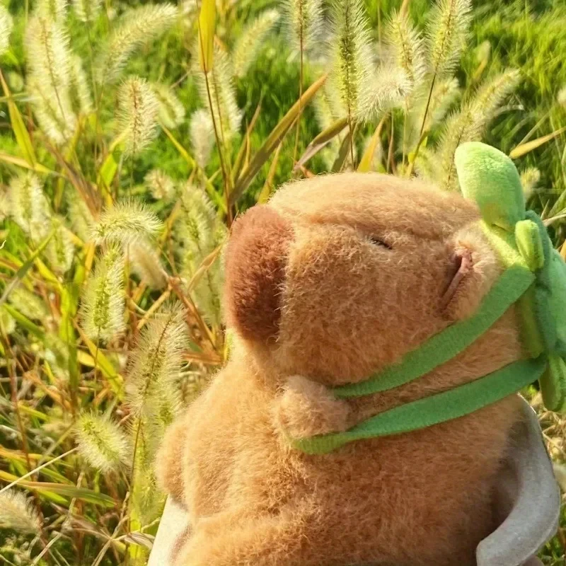 23cm Capybara Plush Toy Simulation Capibara Anime Fluffty Toy Cute Doll Stuffed Animals Soft Plush Doll Christmas Gifts for Kids