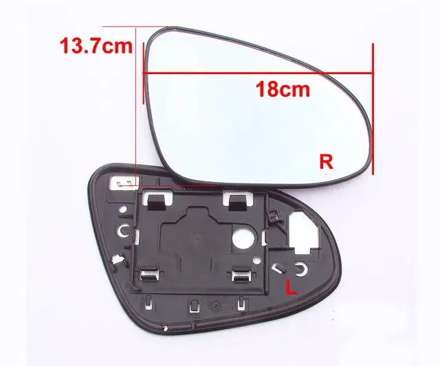 

Suitable For 2014 2015 Toyota Verso Car Accessories Rearview Side Mirrors Lens Door Wing Rear View Mirror Glass with Heating