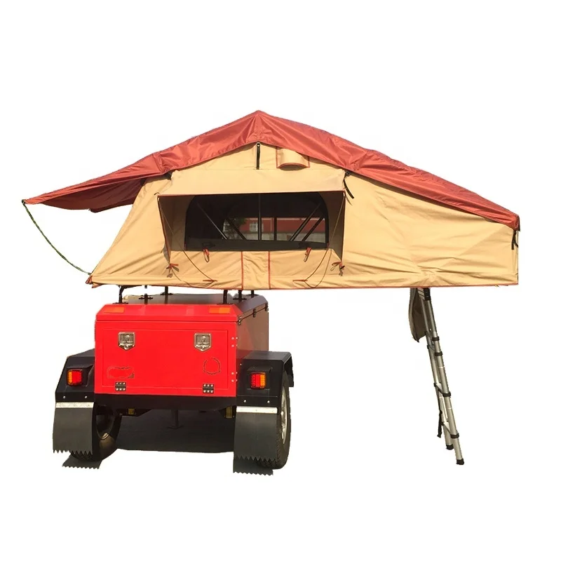 Hot Sale JWL-005 Factory   4x4 Off-road Suv Camping Soft Shell Car Roof Top Tent 2-5 Person Rooftop Tent