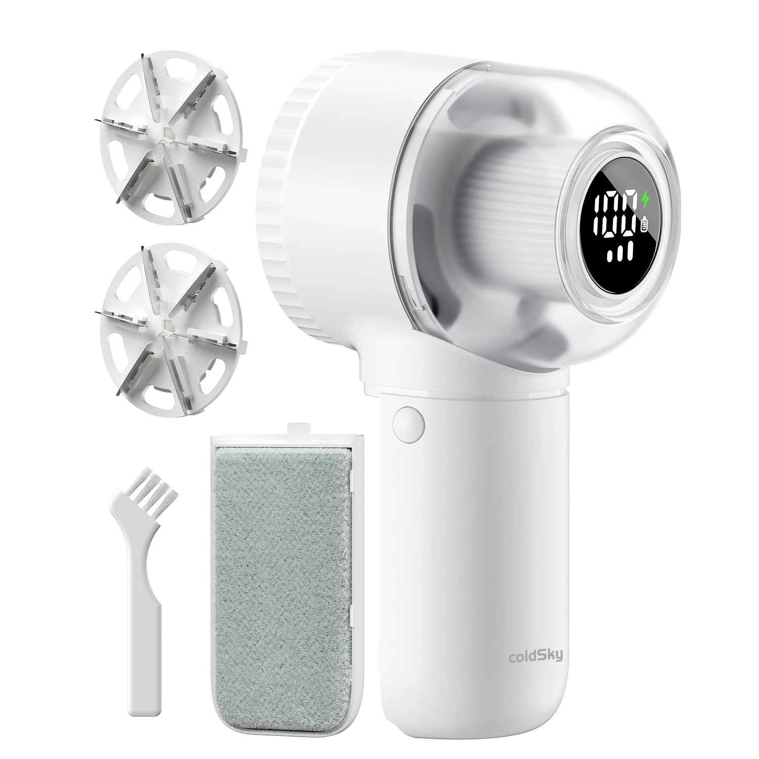 

Бритва для ткани, перезаряжаемое устройство для удаления ворса 2 в 1, с щеткой и цифровым дисплеем, 3-скоростная бритва для одежды, дивана, постельного белья