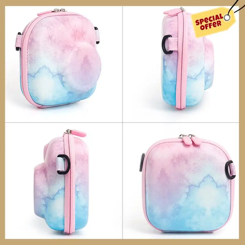 حقيبة كاميرا فورية لكاميرا Fujifilm Instax Mini 12/11/9/8/7/40 تحمل كاميرا مقاومة للصدمات EVA-WMAN