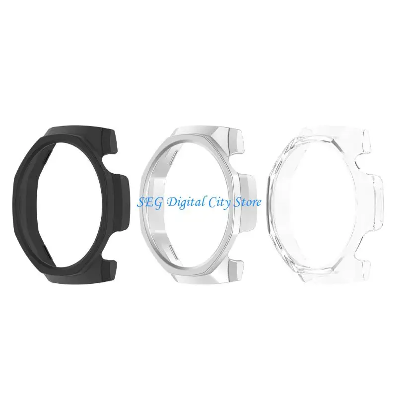 

U75B Modern Smartwatch Protector Plastic Construction Scratch Proof Cover Skin Secures Edges Without Blocking Screen Or Port