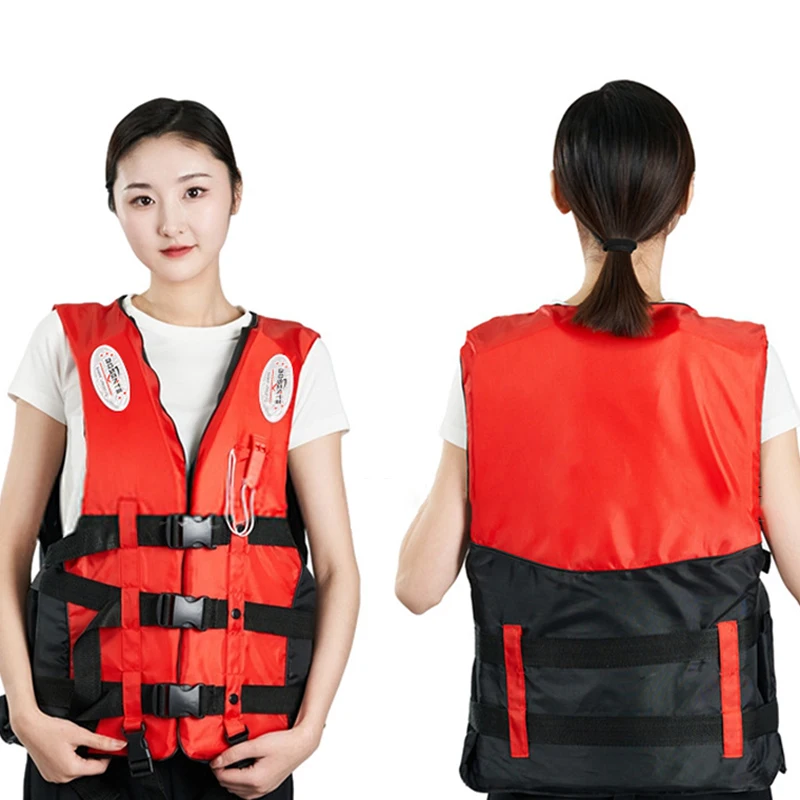Emergency Flood Control Life Jackets For Adults And Children High Buoyancy Fishing Professional Boat Foam Life Vests Buoyancy Ve