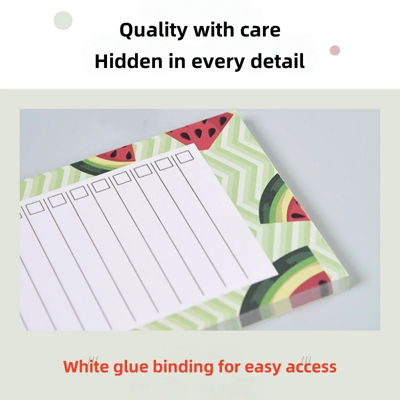 Magnetic Tearable Memo Book Small Notebook Daily Planning Book Check in Memo List Task List