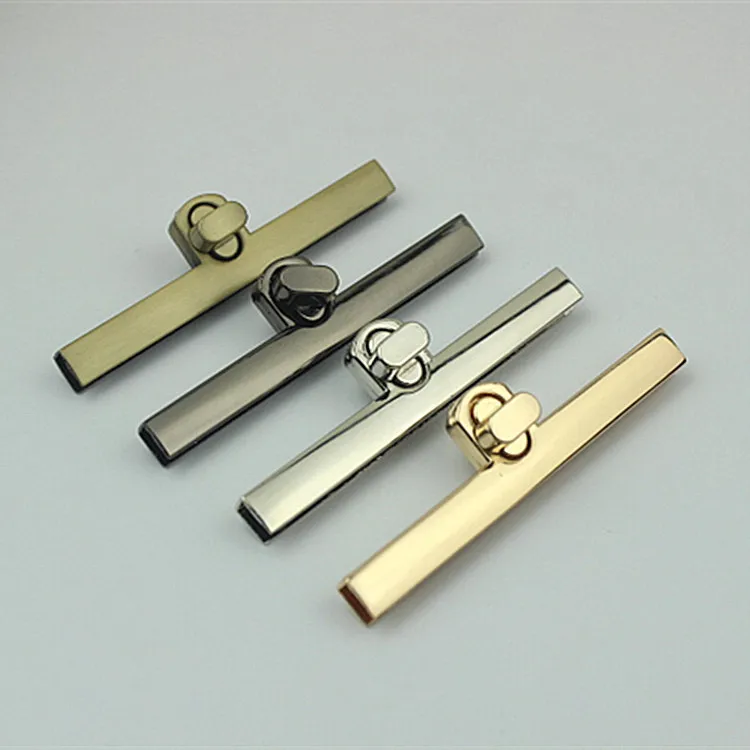 Bag Metal Clasp Turn Locks Twist Button For DIY Handbag Leather Craft Bag Purse Hardware Elegant Gold Bag Accessories