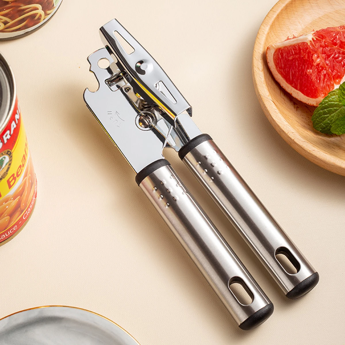 Dosenöffner, manuell, Edelstahl, multifunktional, stark, Dosenöffner, Küchenwerkzeug