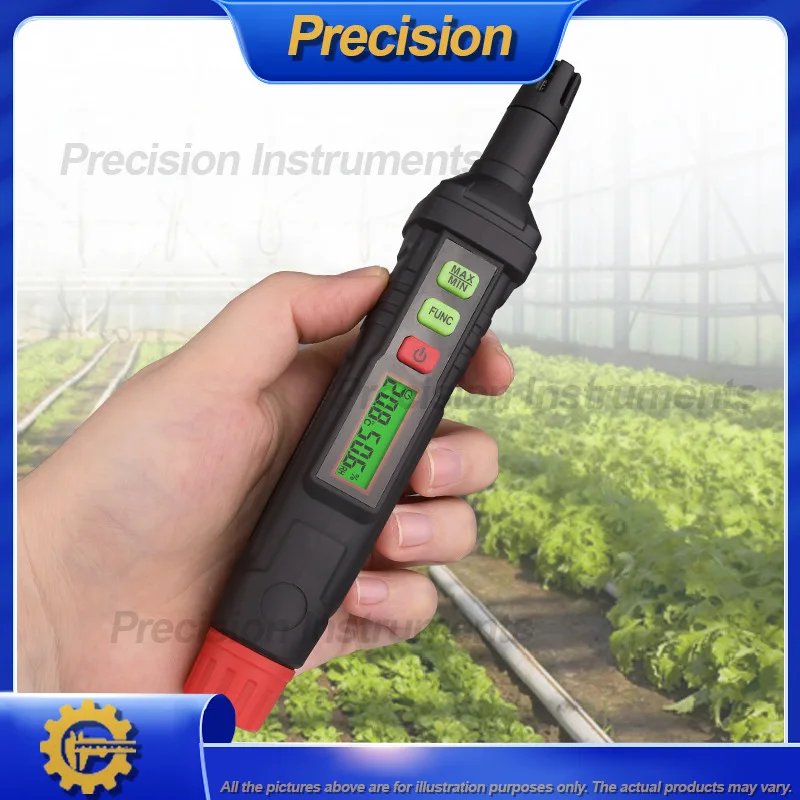 

2026 Portable Digital Hygrometer Thermometer with High Precision Temperature and Humidity Sensor for HVAC Smart Room Climate