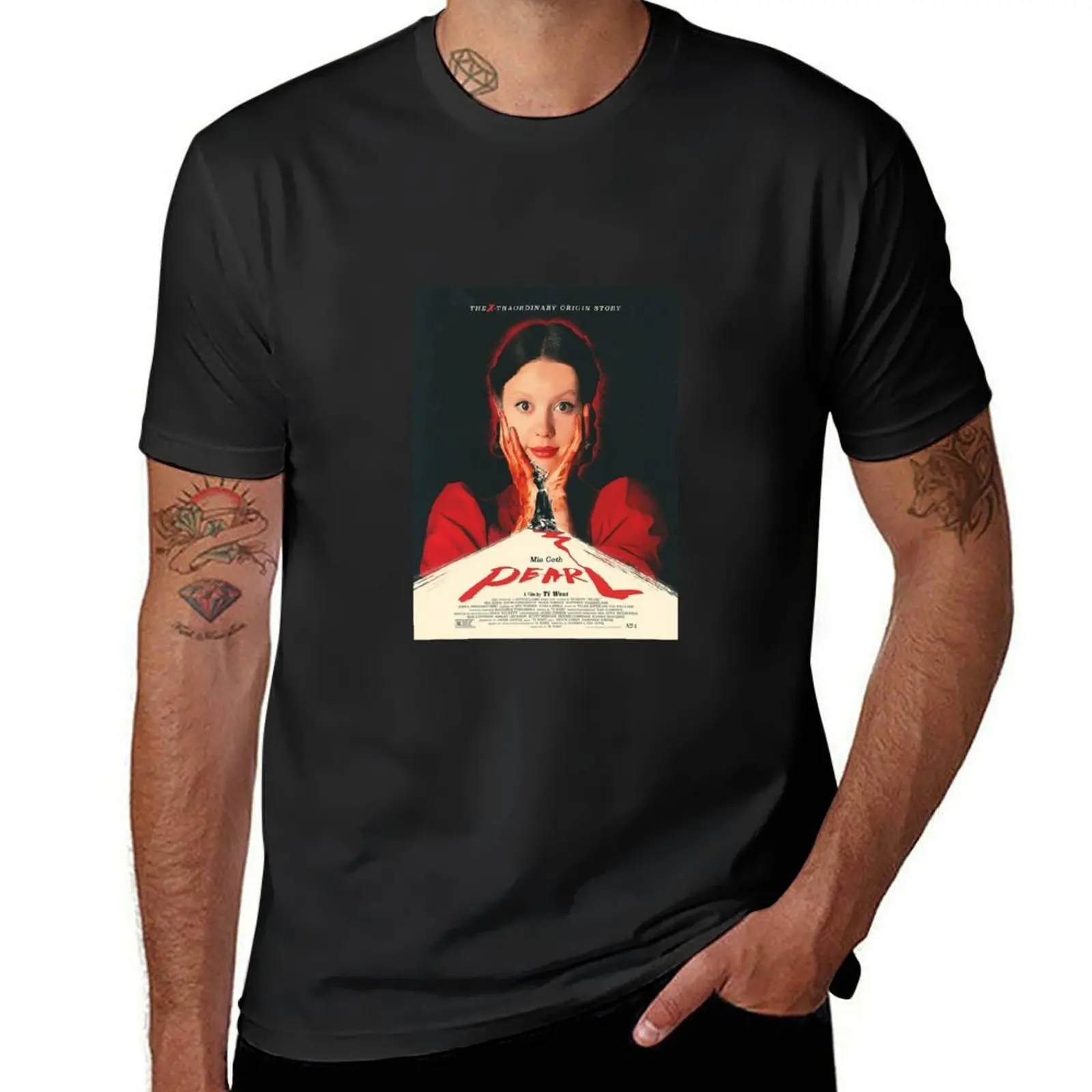 Pearl Mia Goth T-Shirt summer clothes summer tops heavyweight t shirts for men