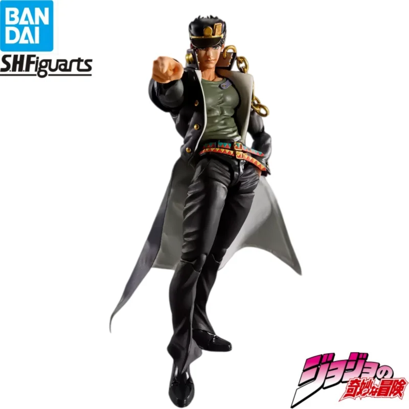 

In Stock Bandai Original S H Figuarts Jojo S Bizarre Adventure Kujo Jotaro Action Figure Model Doll Brand New Boxed Anime
