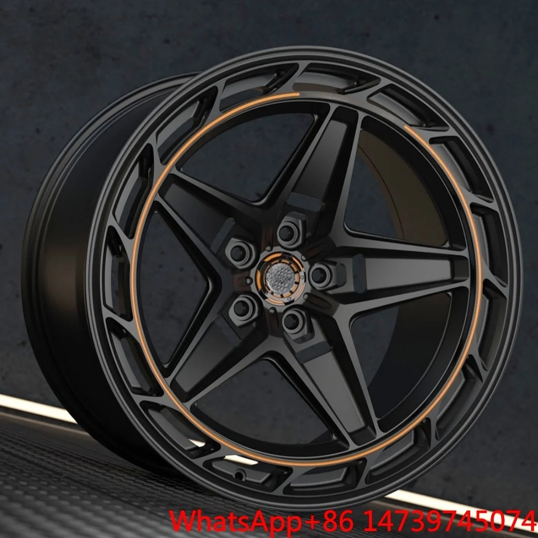 Performance WheelsBku Forged 5X115 Wheels For Dodge Challenger SRT Hellcat Rims 19 20 21 22 Inch Custom Concave Alloy Monoblock