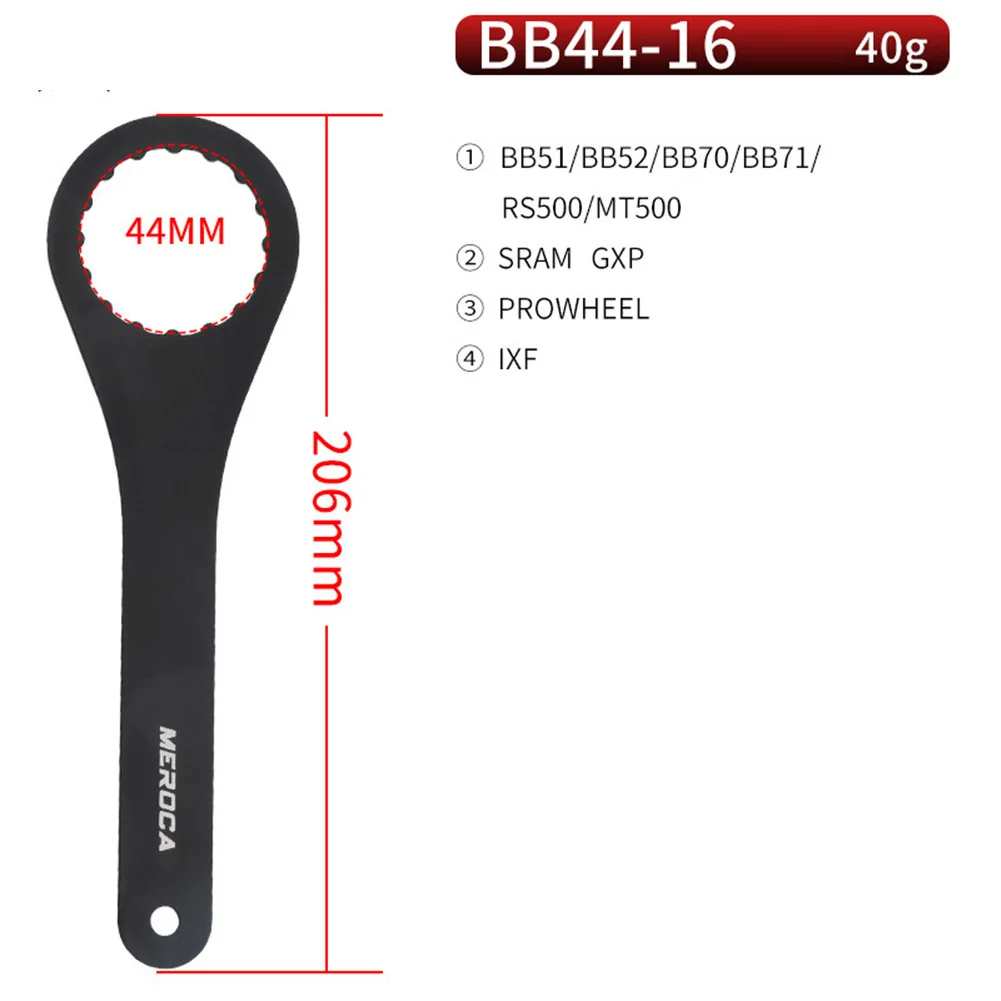 Bracket 1* Wrench Crankset High Hardness Hollow Precise Wire Cuttin Removal Tool Aluminum Alloy BB44/BB46 Bicycle