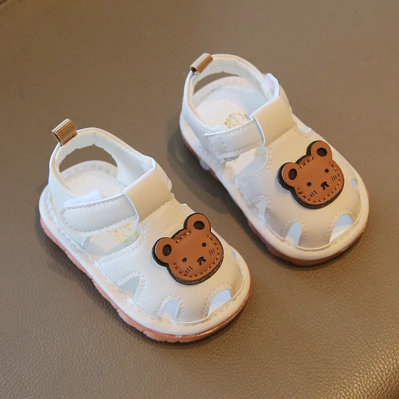 Baby Cartoon Shoes for 0-3 Years Old Toddler Sandals First Walker Summer Soft Sole Slippers Infant Newborn Shoes