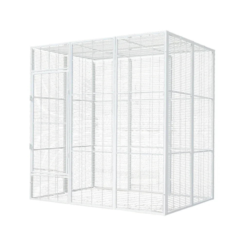 304*180*180cm square thicker big bird cage can add 1 door 2 door