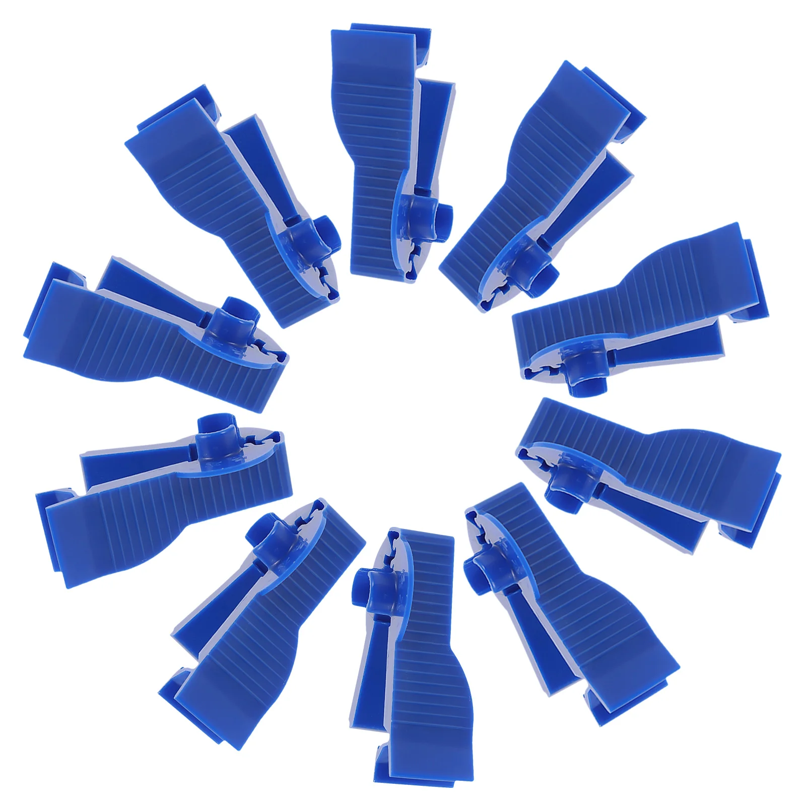 

10Pcs Peritoneoclysis Bag Clips Plastic Peritoneal Supplies Peritoneal Pipeline Fixator Tubing Clips for Catheter Flow Control